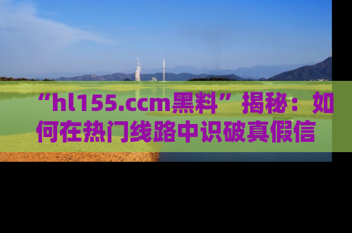 “hl155.ccm黑料”揭秘：如何在热门线路中识破真假信息
