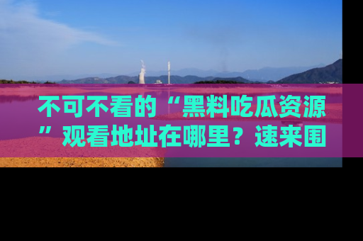 不可不看的“黑料吃瓜资源”观看地址在哪里？速来围观吧！
