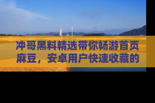 冲哥黑料精选带你畅游首页麻豆，安卓用户快速收藏的秘密武器！