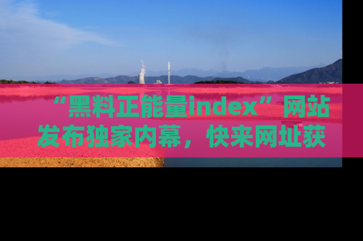 “黑料正能量index”网站发布独家内幕，快来网址获取精彩内容吧！
