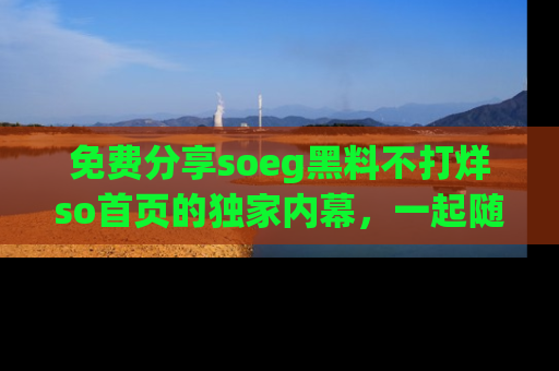 免费分享soeg黑料不打烊so首页的独家内幕,一起随时吃瓜吧!