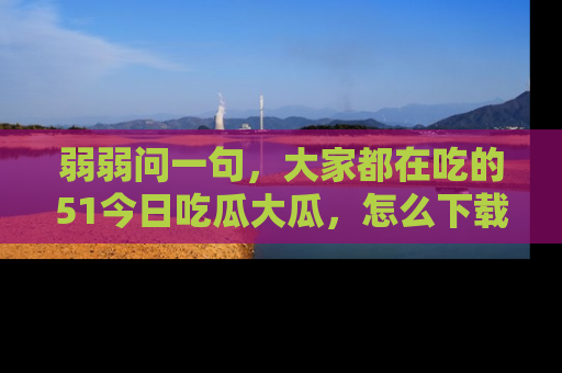 弱弱问一句,大家都在吃的51今日吃瓜大瓜,怎么下载登录才能体验最新入口?