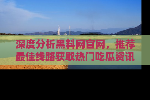 深度分析黑料网官网,推荐最佳线路获取热门吃瓜资讯