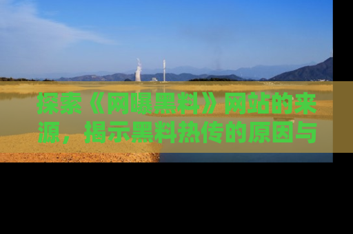 探索《网曝黑料》网站的来源，揭示黑料热传的原因与影响