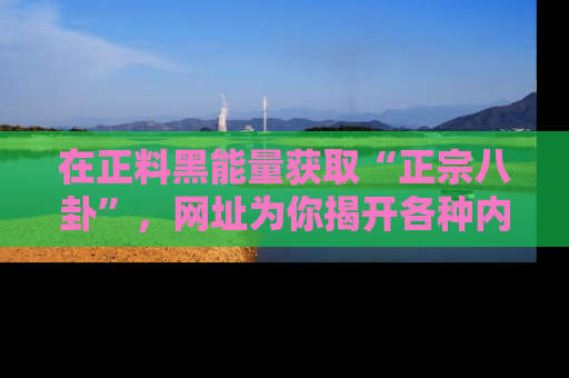 在正料黑能量获取“正宗八卦”，网址为你揭开各种内幕故事！